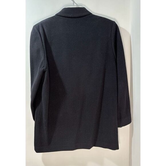 Pendleton men’s black 100% virgin wool pea coat size Large.  #11-0276 - Picture 3 of 5